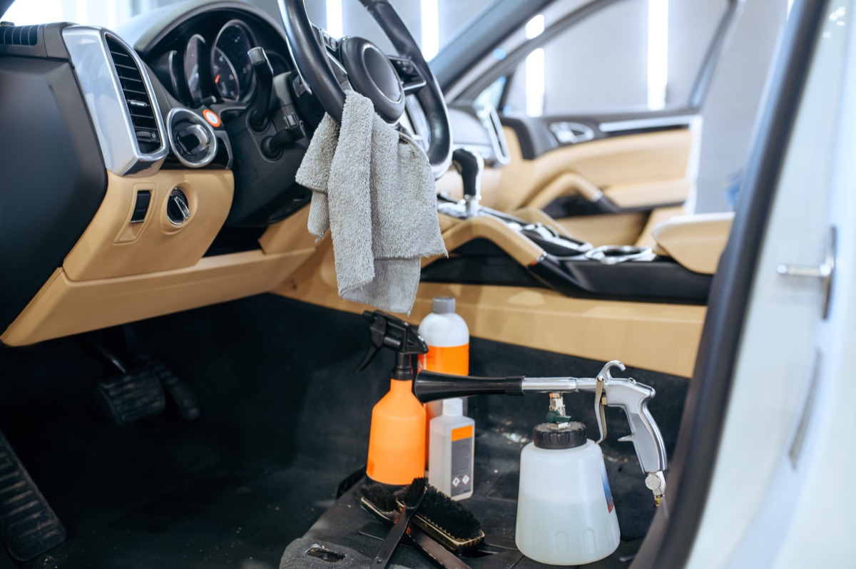 Interior detailing in progress